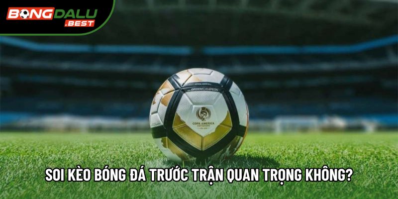 Soi kèo bóng đá trước trận quan trọng không? Soi kèo bóng đá trước trận quan trọng không?